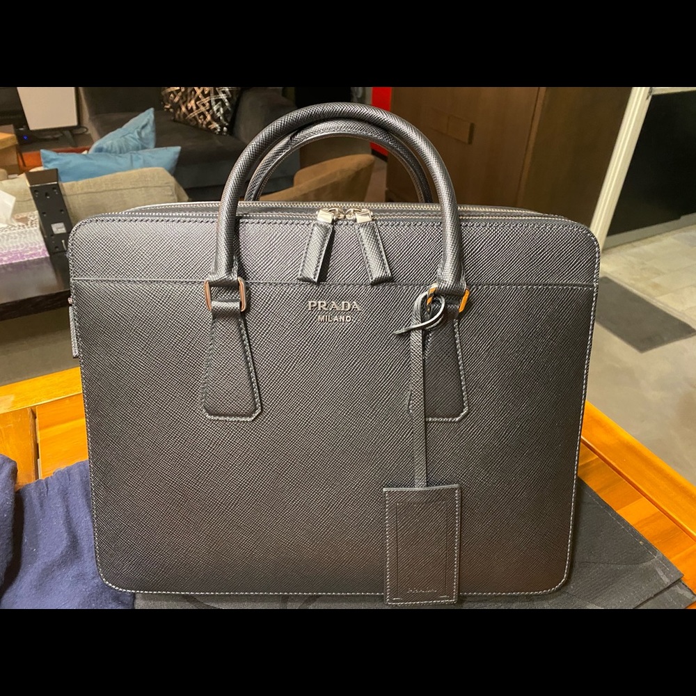 $SOLD$ 

Prada Double Zip Briefcase - looking to trade